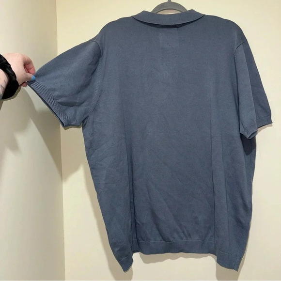 Men’s Threadbare Brand  NWT Casual Blue Cotton Plus Size Polo Shirt Size XXL NEW - Picture 15 of 15